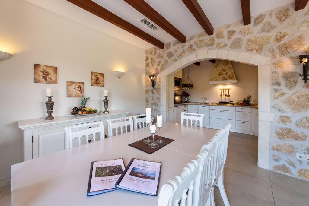 Finca Wellnatura Mit Sauna, Kamine, Badewanne Artá Esterno foto